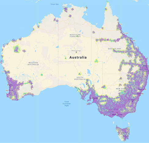 FreedomPTX Optus Coverage